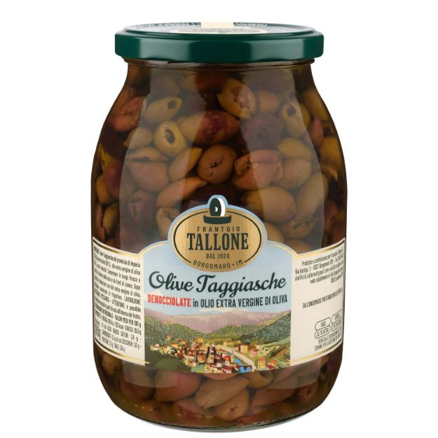 Immagine di Olive Taggiasche Denocciolate in Olio Extra Vergine di Oliva